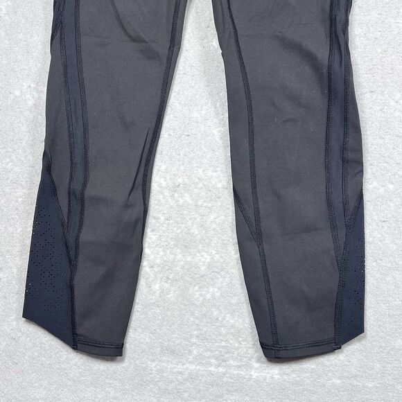 Lululemon Legging Womens Size 4 Black Legging Logo Athleisure Inseam 22” - Picture 4 of 13